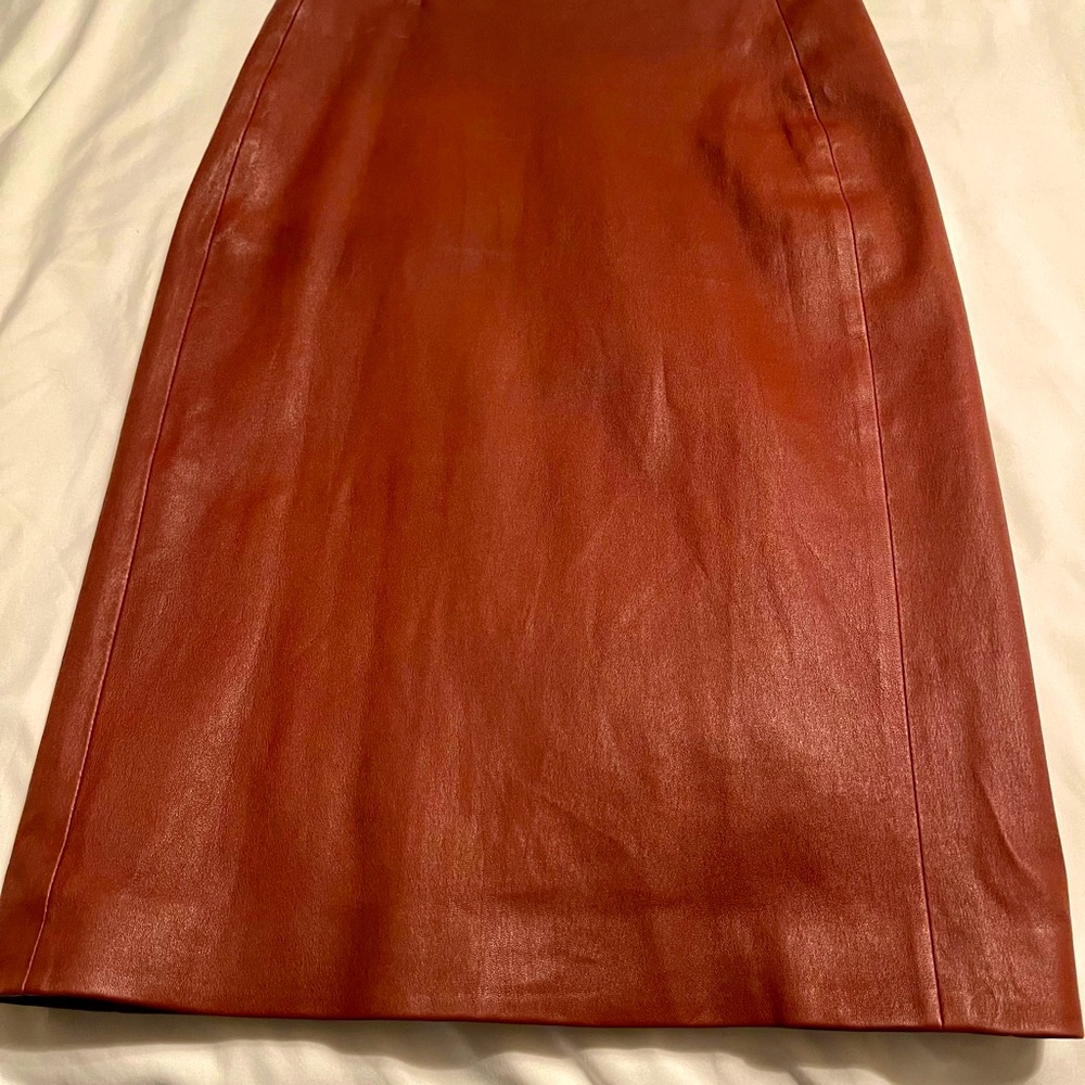 Not for sale. Leather skirt